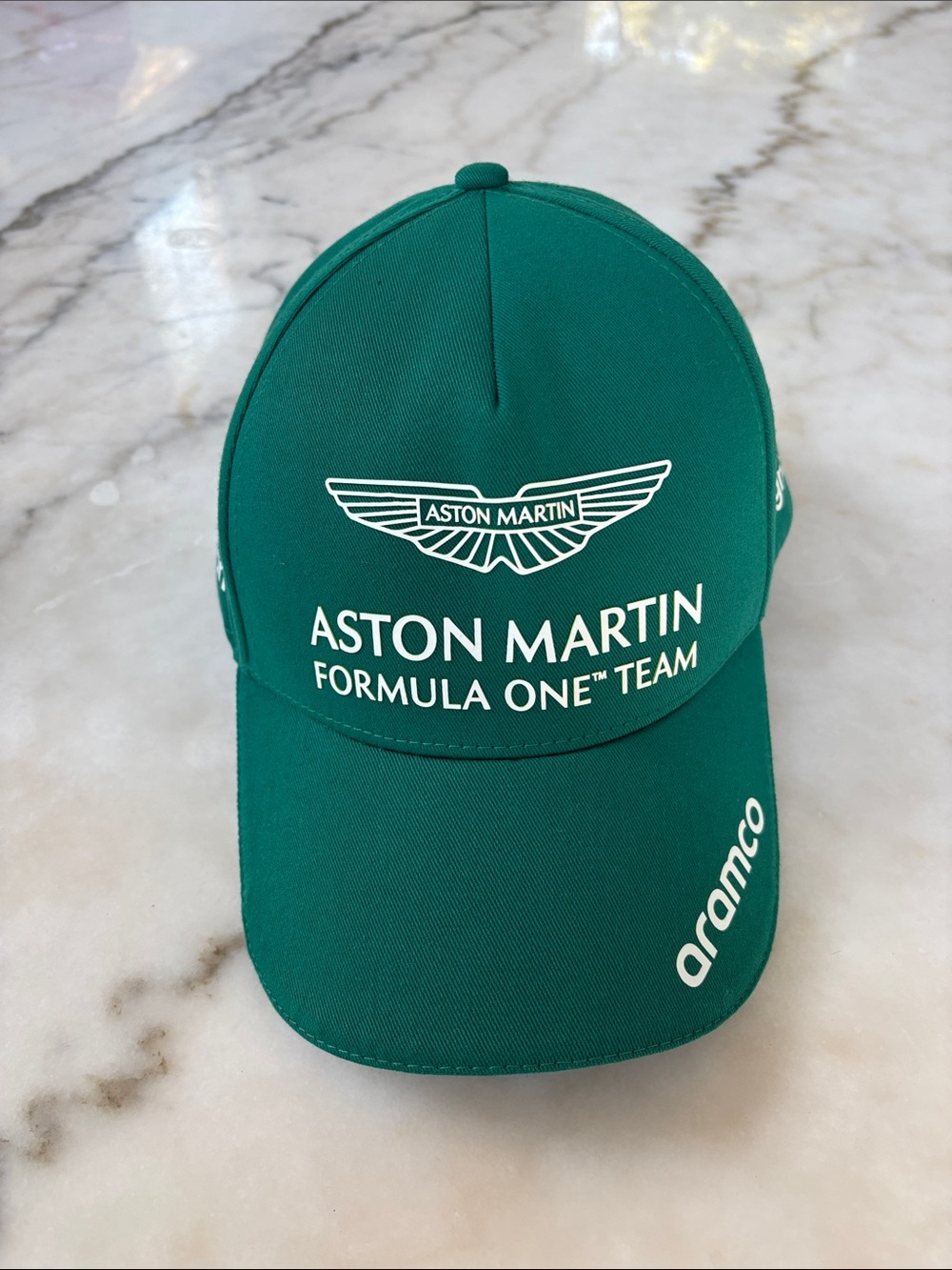 Aston Martin Formula One Team Aramco Adjustable Racing Cap Green F1 New